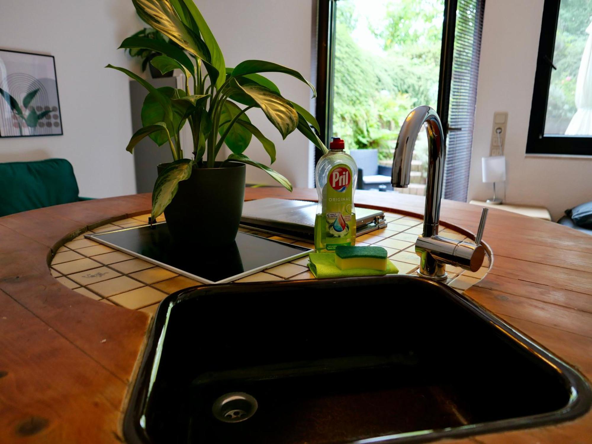 Schoenes Apartment Mit Terrasse Im Steingarten Bad Vilbel Exteriör bild