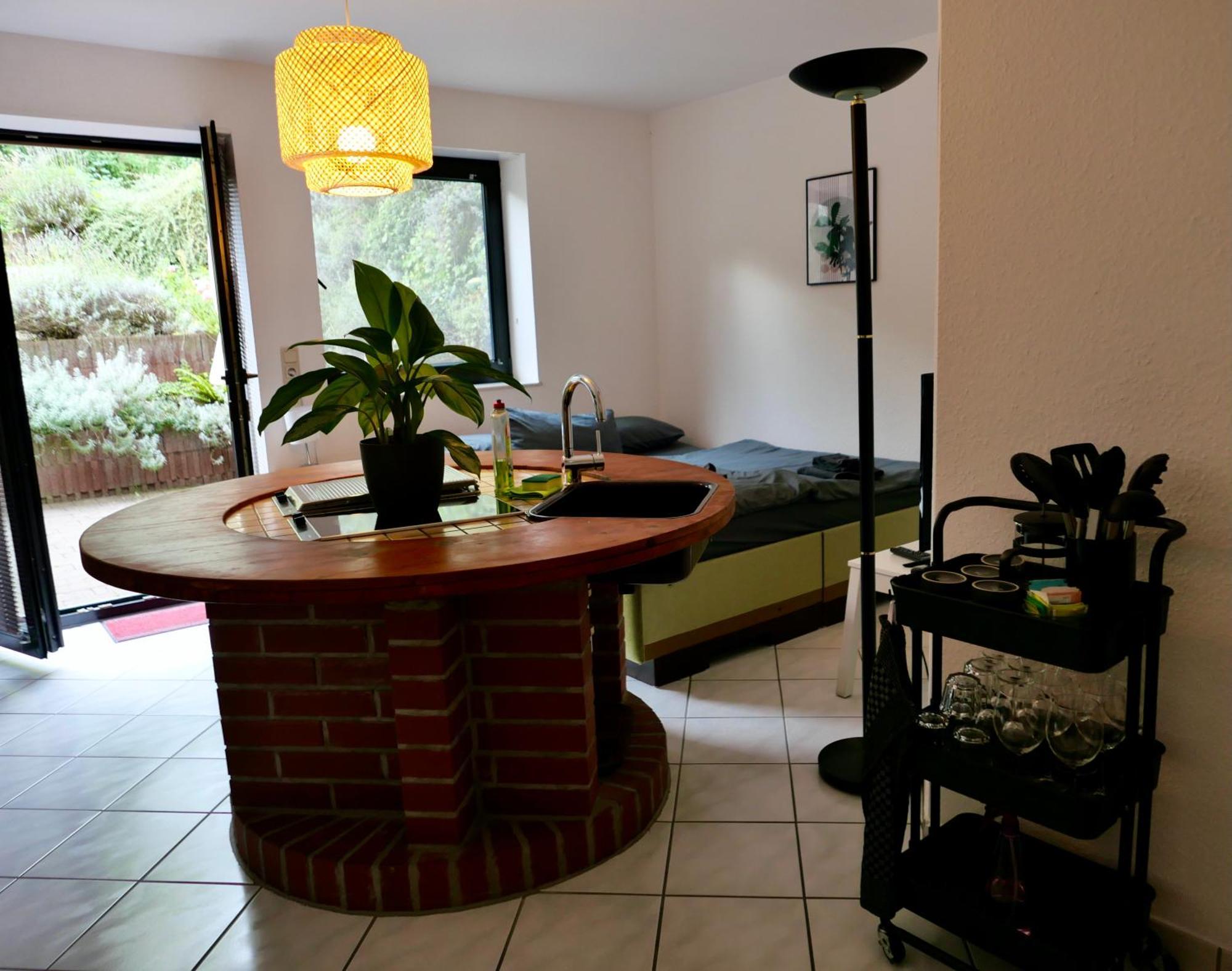 Schoenes Apartment Mit Terrasse Im Steingarten Bad Vilbel Exteriör bild